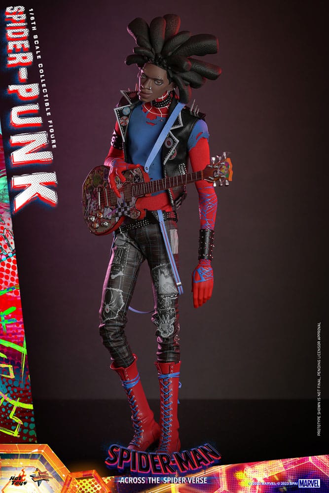 Spider-Man: Across the Spider-Verse Movie Masterpiece Action Figure 1/6 Spider-Punk 32 cm