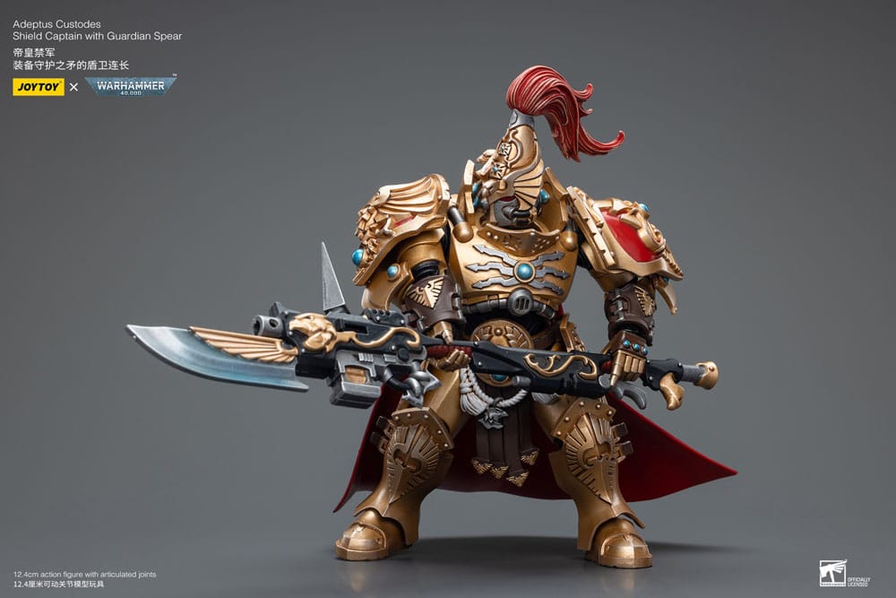 Warhammer 40k Action Figure 1/18 Adeptus Custodes Shield Captain with Guardian Spear