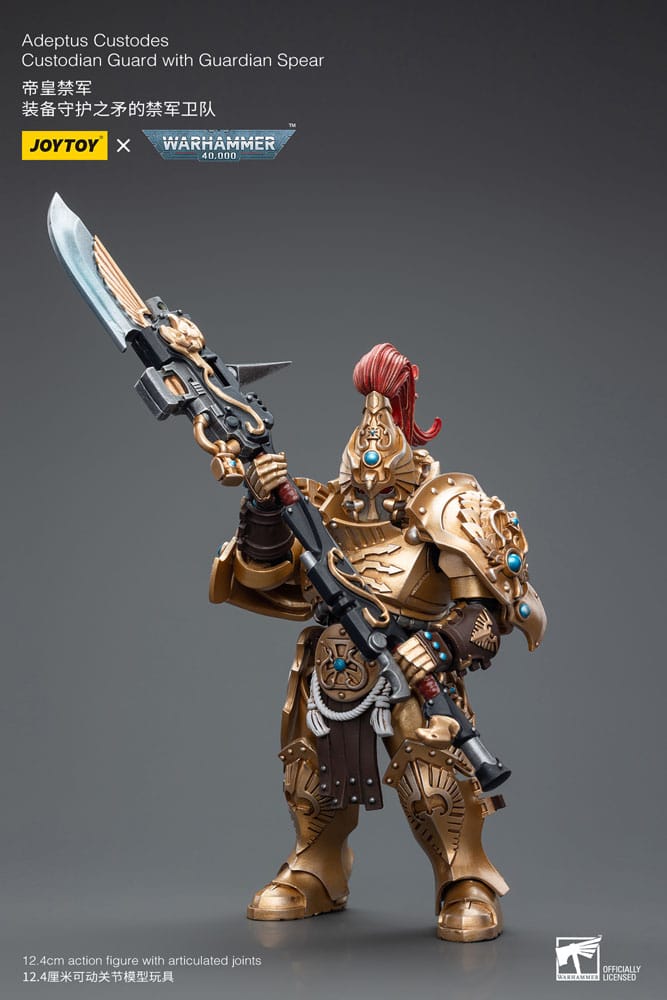 Warhammer 40k Action Figure 1/18 Adeptus Custodes Custodian Guard with Guardian Spear