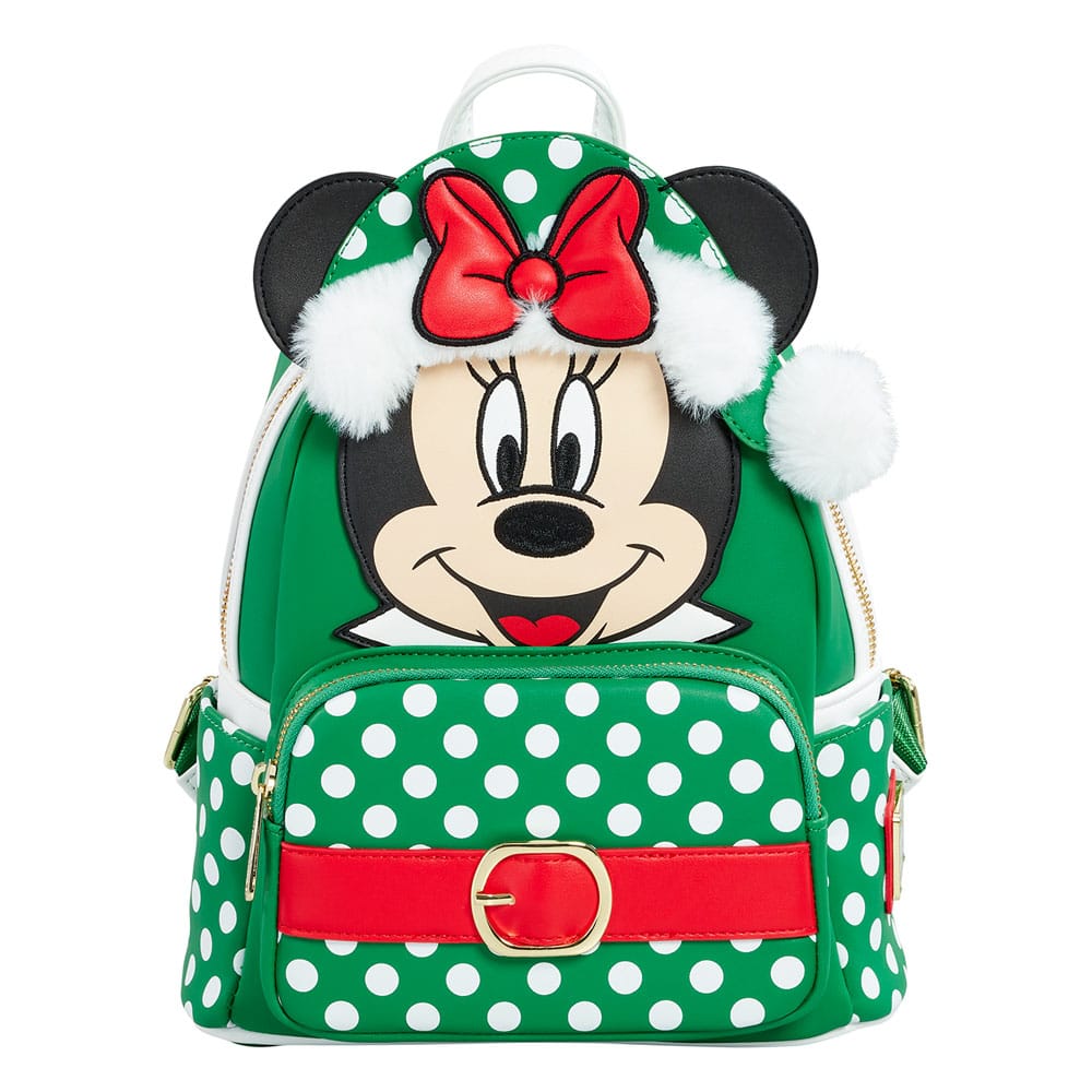Disney by Loungefly Rucksack Mini Minnie Mouse Polka Dot Weihnachten heo Exklusiv