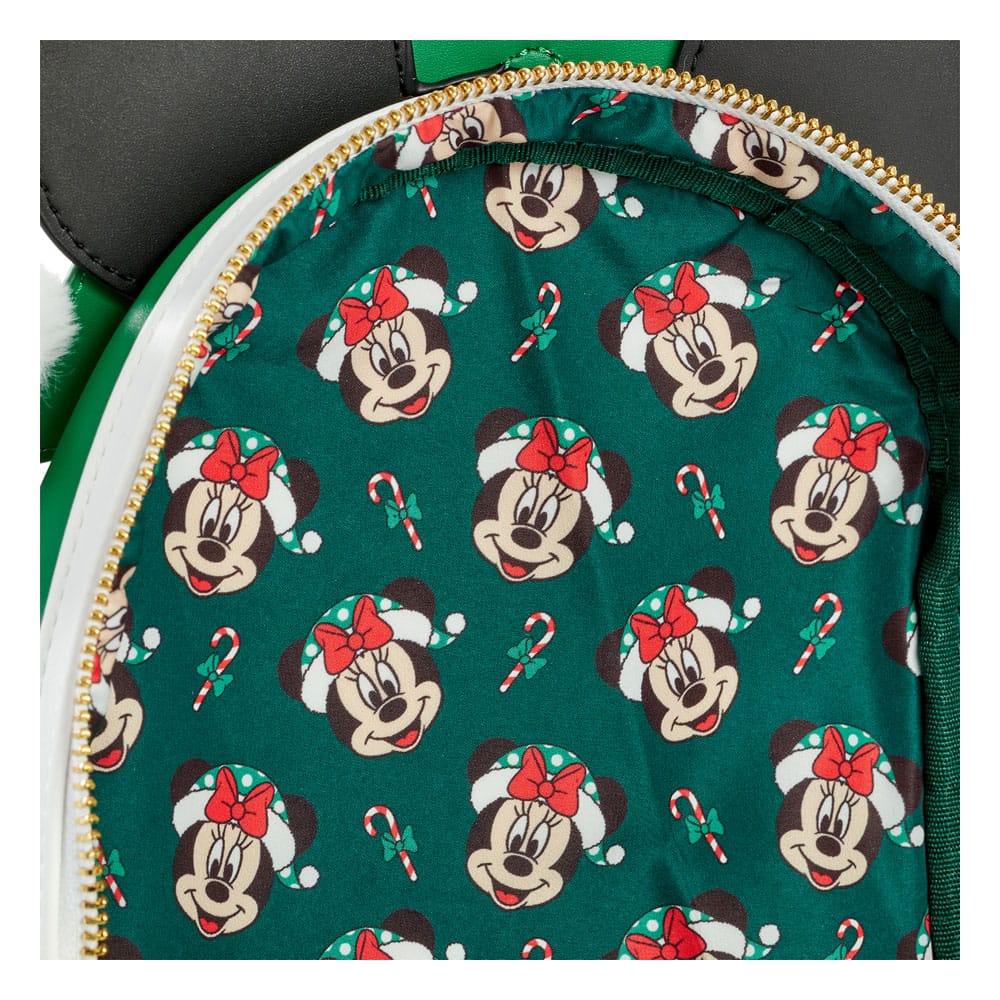 Disney by Loungefly Backpack Mini Minnie Mouse Polka Dot Christmas heo Exclusive
