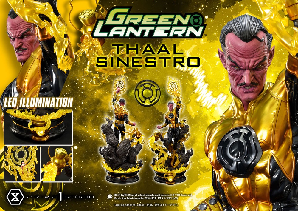 DC Comics Statue 1/3 Thaal Sinestro 111 cm