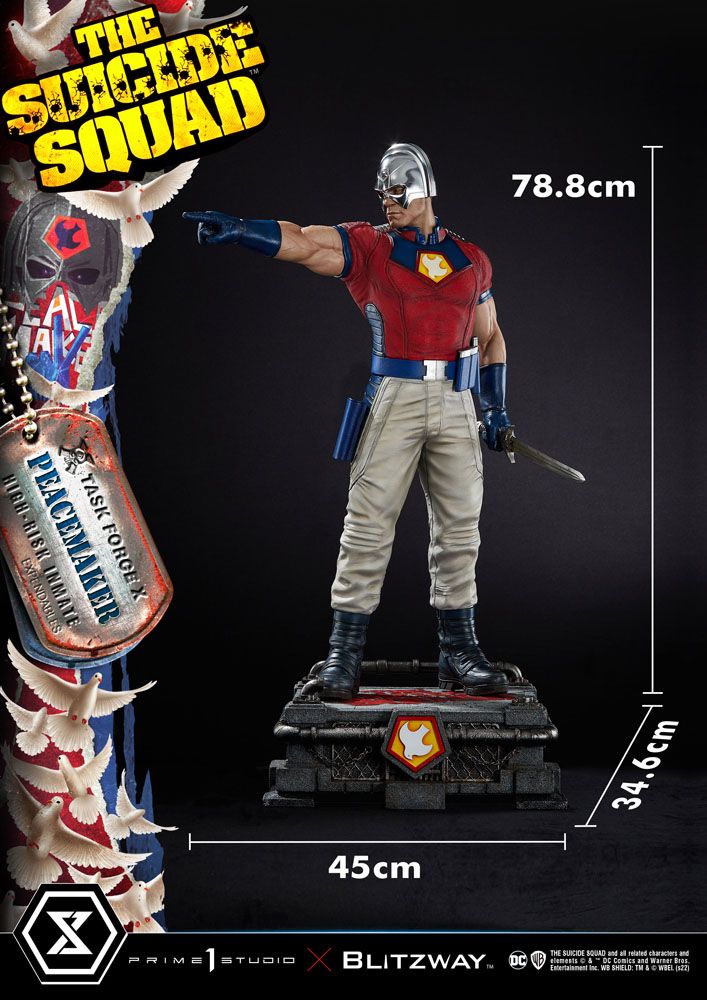The Suicide Squad Statue 1/3 Peacemaker Bonus Version 79 cm