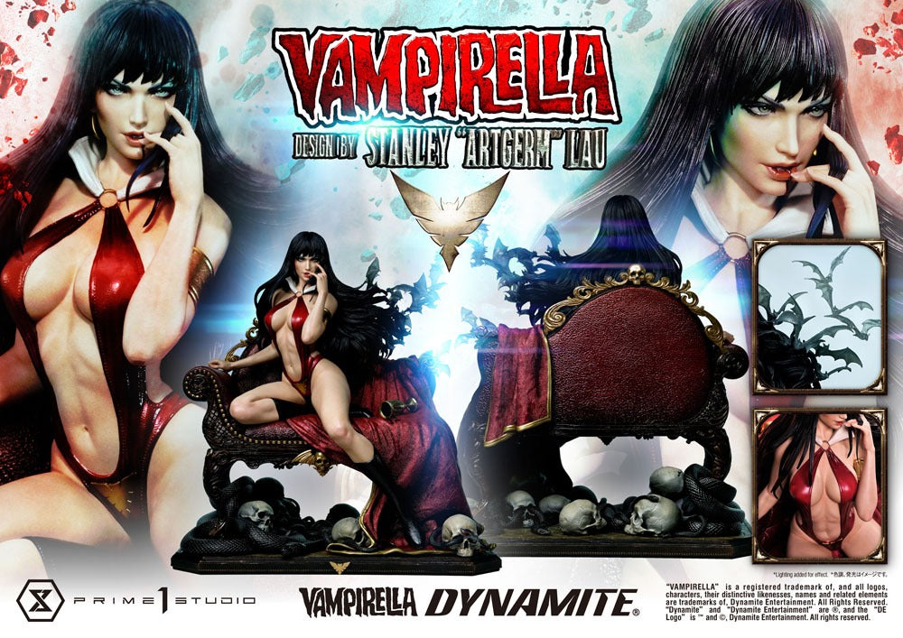 Dynamite Entertainment Statue 1/3 Vampirella Design von Stanley Artgerm Lau Bonus Version 55 cm