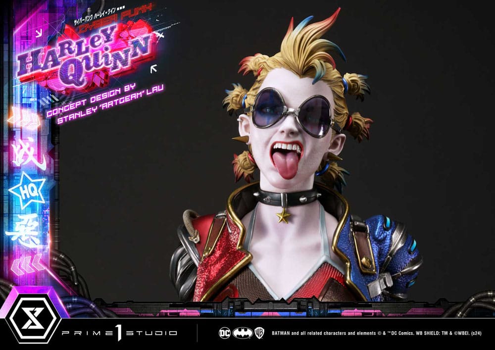 Batman Ultimate Premium Masterline Series Statue Cyberpunk Harley Quinn 60 cm