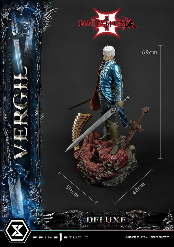Devil May Cry 3 Ultimate Premium Masterline Series Statue 1/4 Vergil Deluxe Version 69 cm