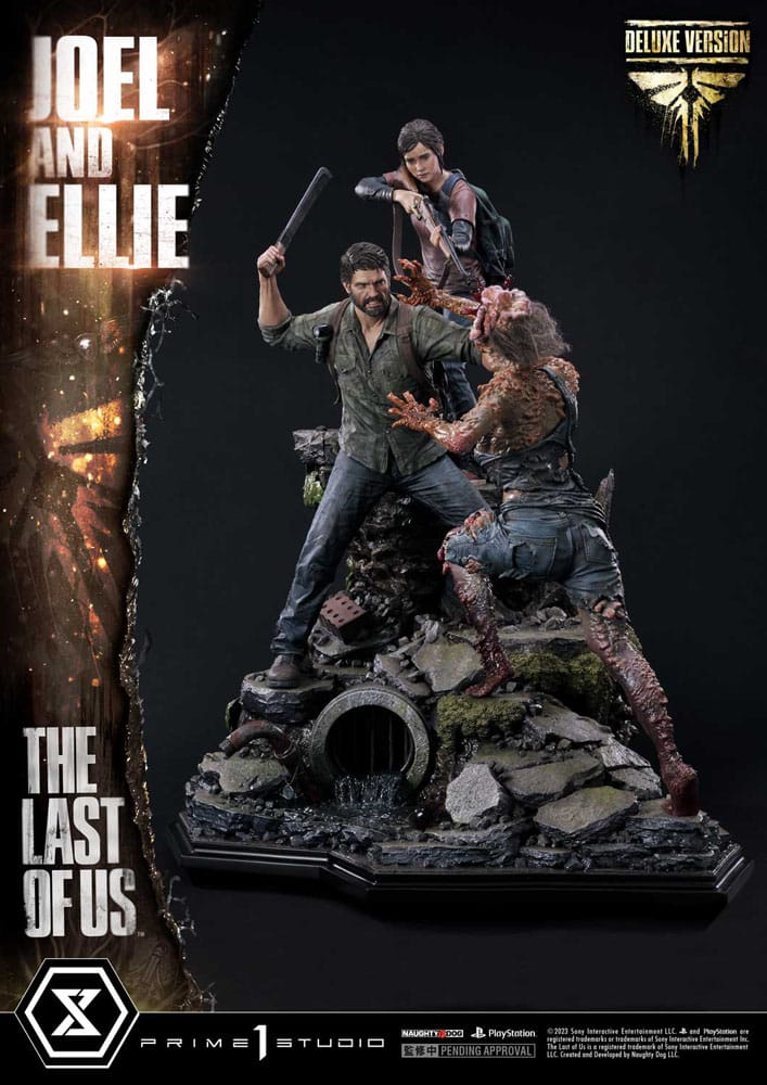 The Last of Us Part I Ultimate Premium Masterline Series Statue Joel &amp; Ellie Deluxe Version (The Last of Us Part I) 73 cm