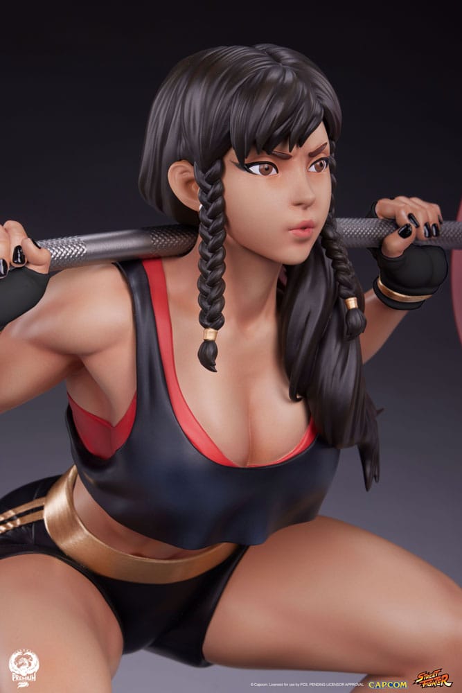 Street Fighter Premier Series Statue 1/4 Chun-Li Powerlifting (Battle Edition) 37 cm