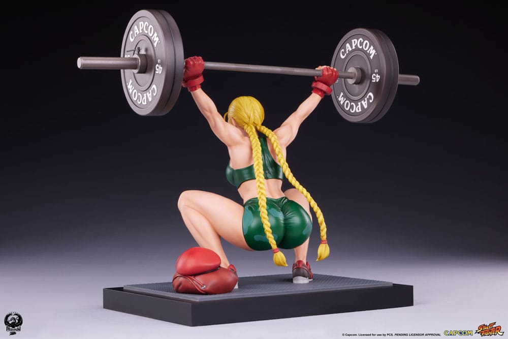 Street Fighter Premier Series Statue 1/4 Cammy: Powerlifting 41 cm