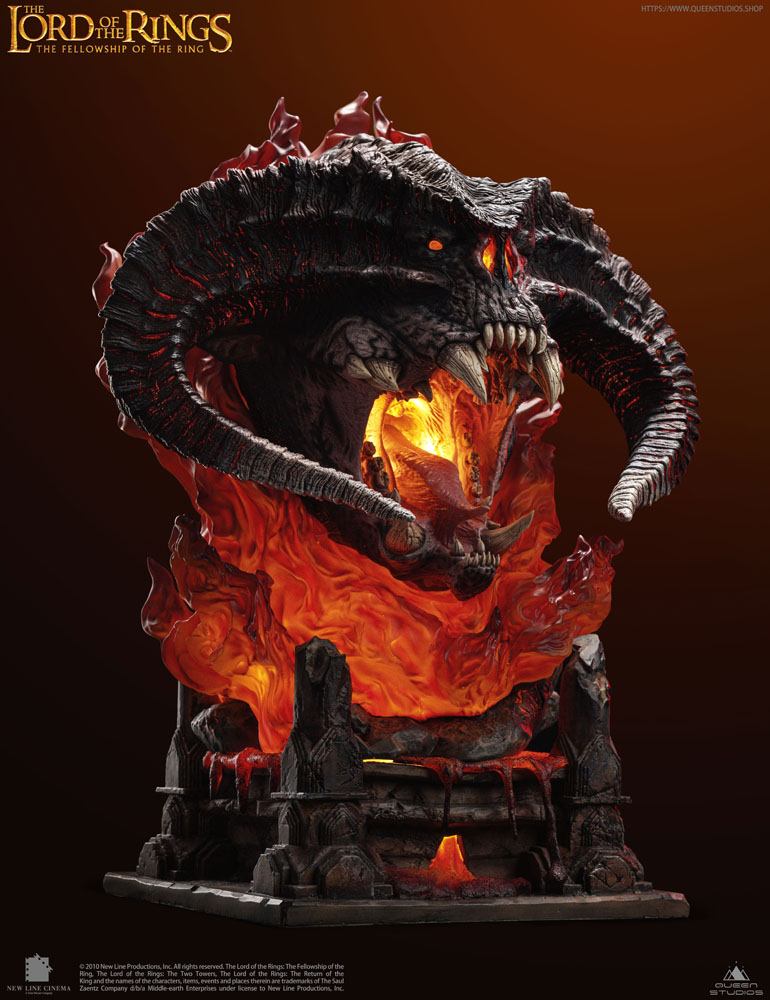 Lord of the Rings Bust 1/1 Balrog Polda Edition Version II (Flames &amp; Base) 164 cm