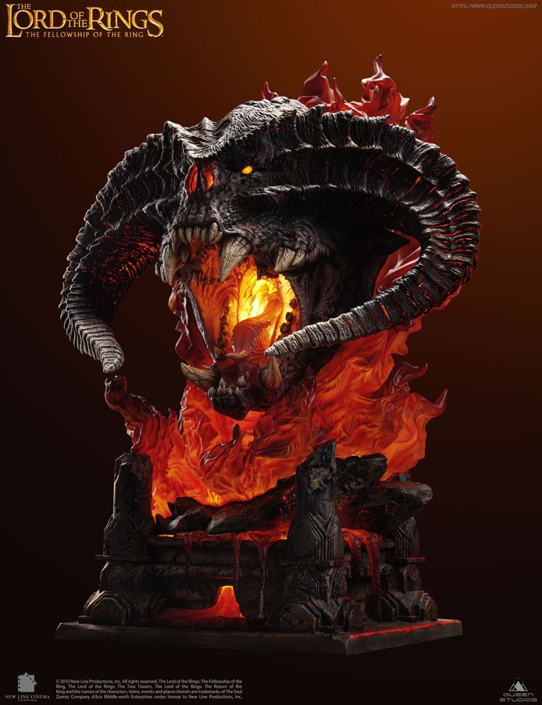 Lord of the Rings Bust 1/1 Balrog Polda Edition Version II (Flames &amp; Base) 164 cm