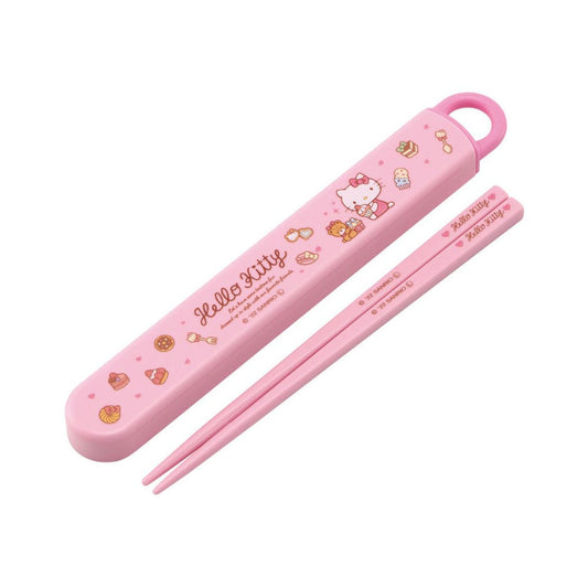 Hello Kitty Essstäbchen mit Box Sweety rosa 16 cm
