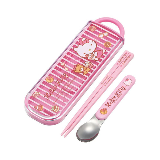 Hello Kitty Chopsticks & Spoon Sweety pink