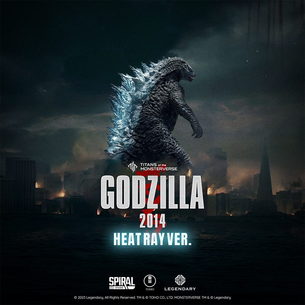 Godzilla 2014 Titans of the Monsterverse PVC-Statue Godzilla (Heat Ray Version) 44 cm