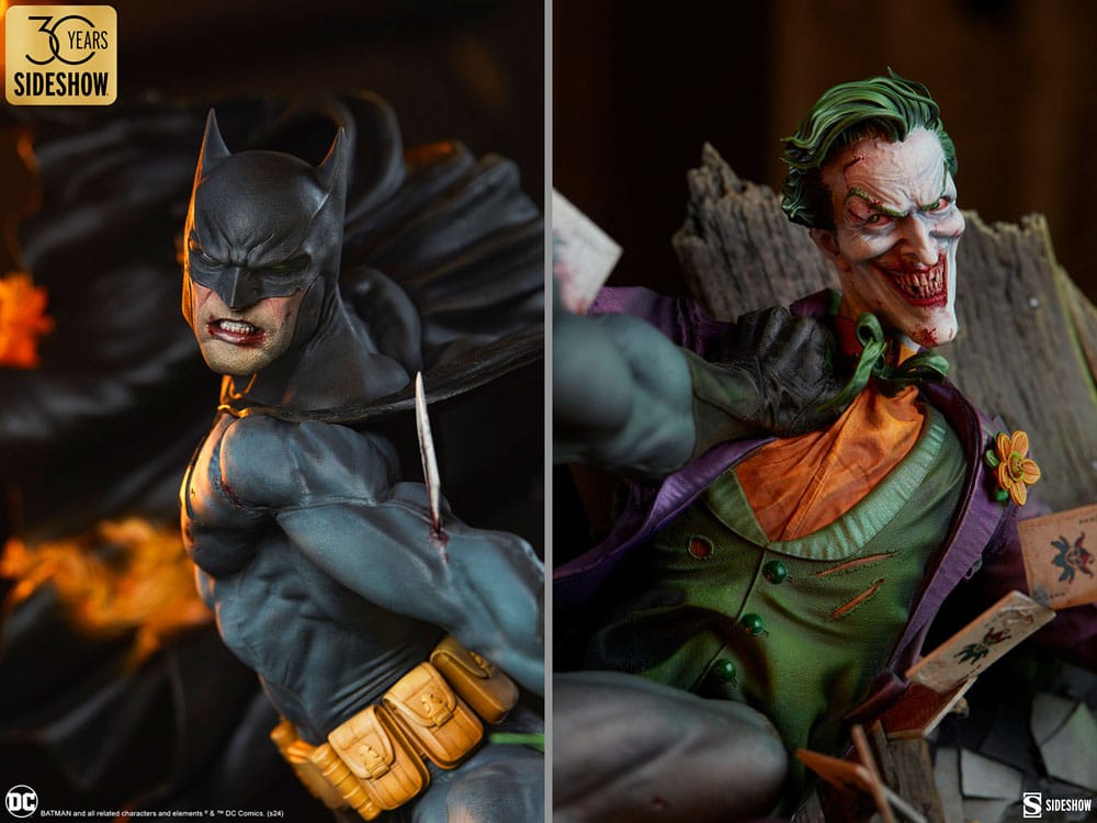 DC Comics Premium Format Statue Batman vs The Joker: Eternal Enemies 81 cm