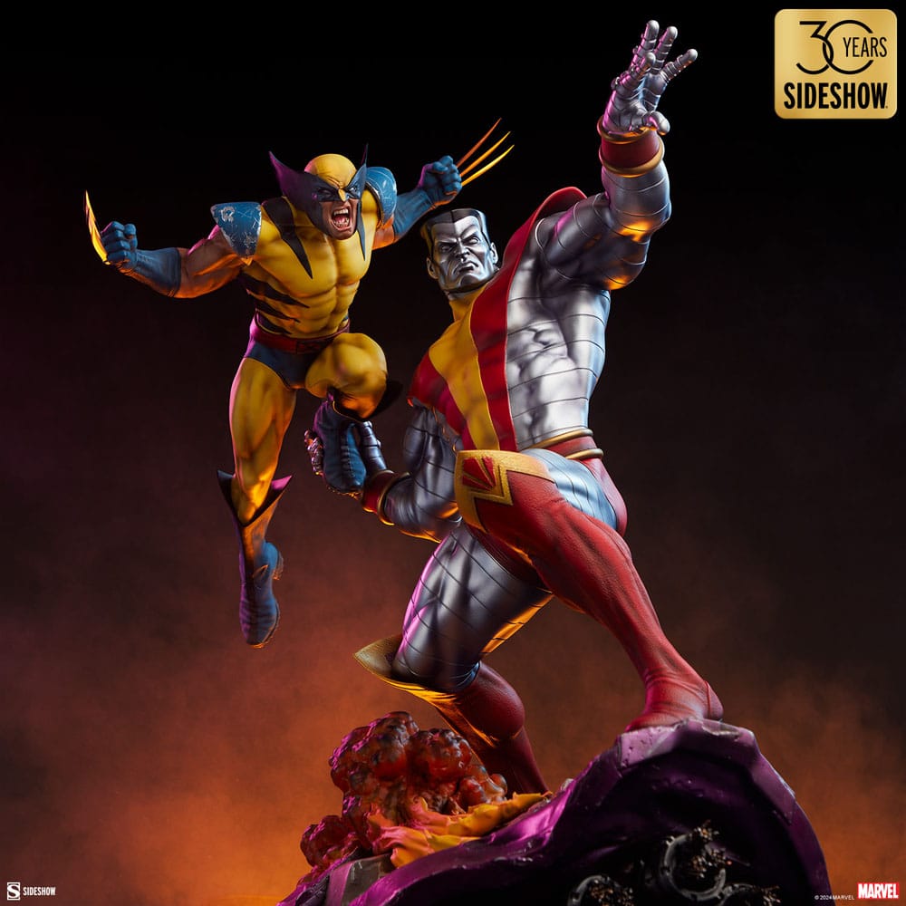 Marvel Premium Format Statue Fastball Special: Colossus und Wolverine 61 cm