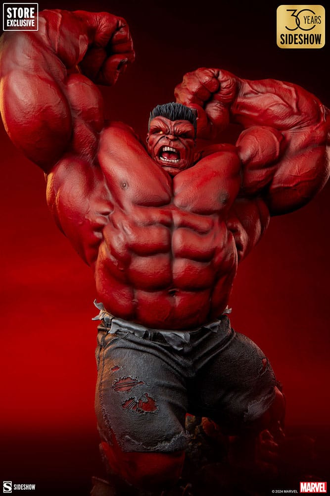 Marvel Premium Format Statue Red Hulk: Thunderbolt Ross 74 cm