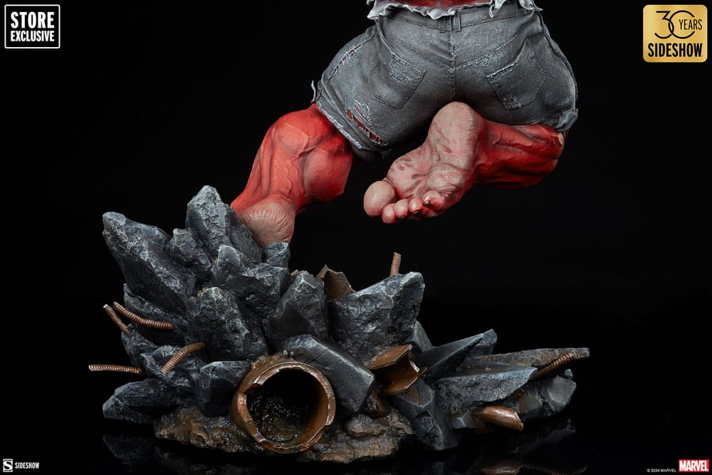 Marvel Premium Format Statue Red Hulk: Thunderbolt Ross 74 cm