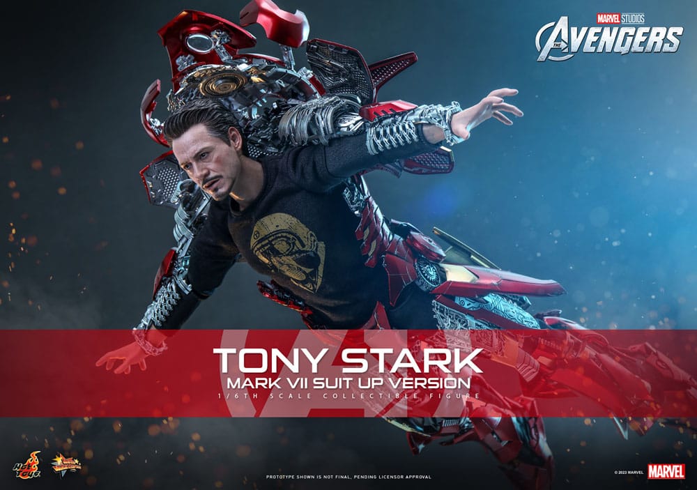 The Avengers Movie Masterpiece Action Figure 1/6 Tony Stark (Mark VII Suit-Up Version) 31 cm