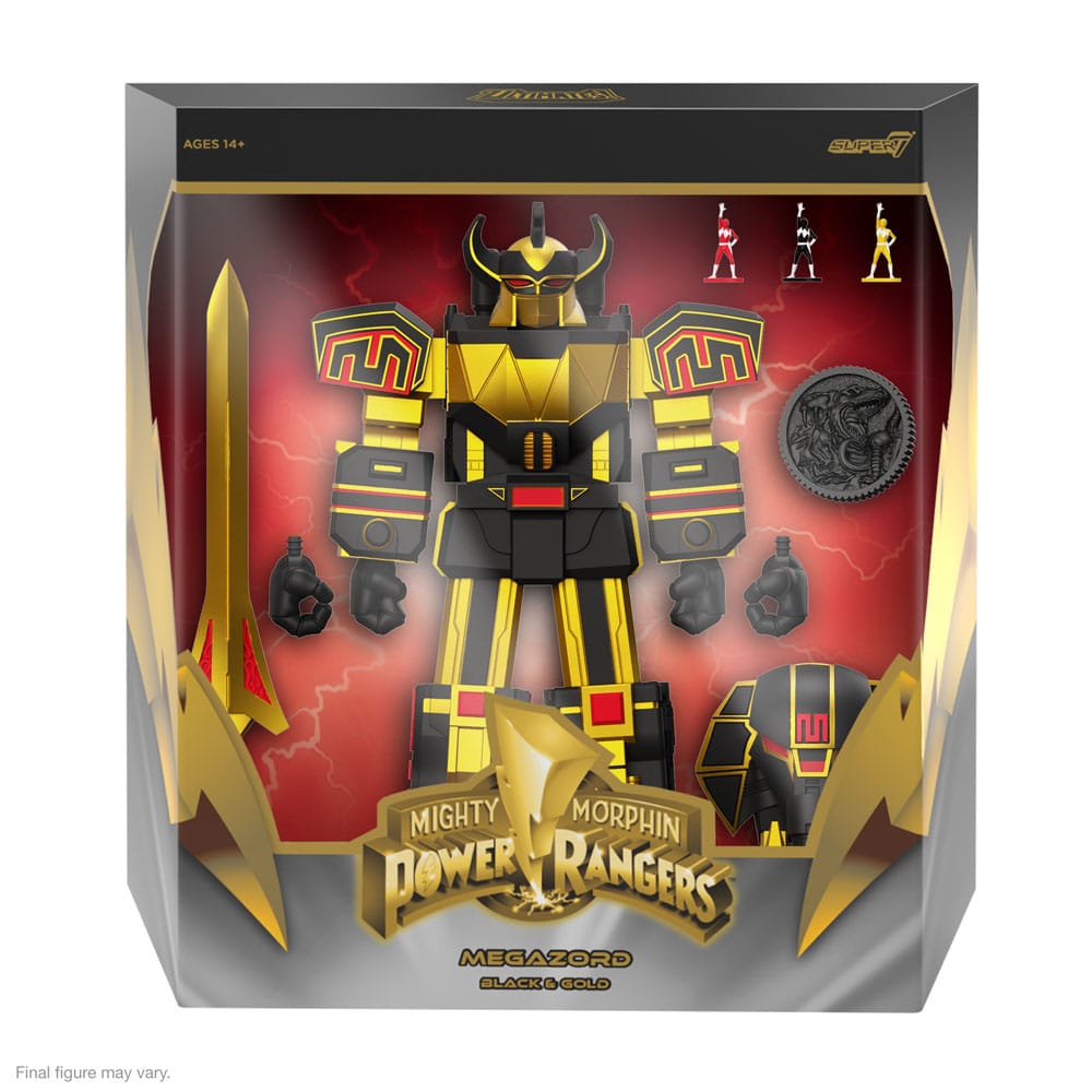 Power Rangers Ultimates Action Figure Megazord (Black/Gold) 18 cm