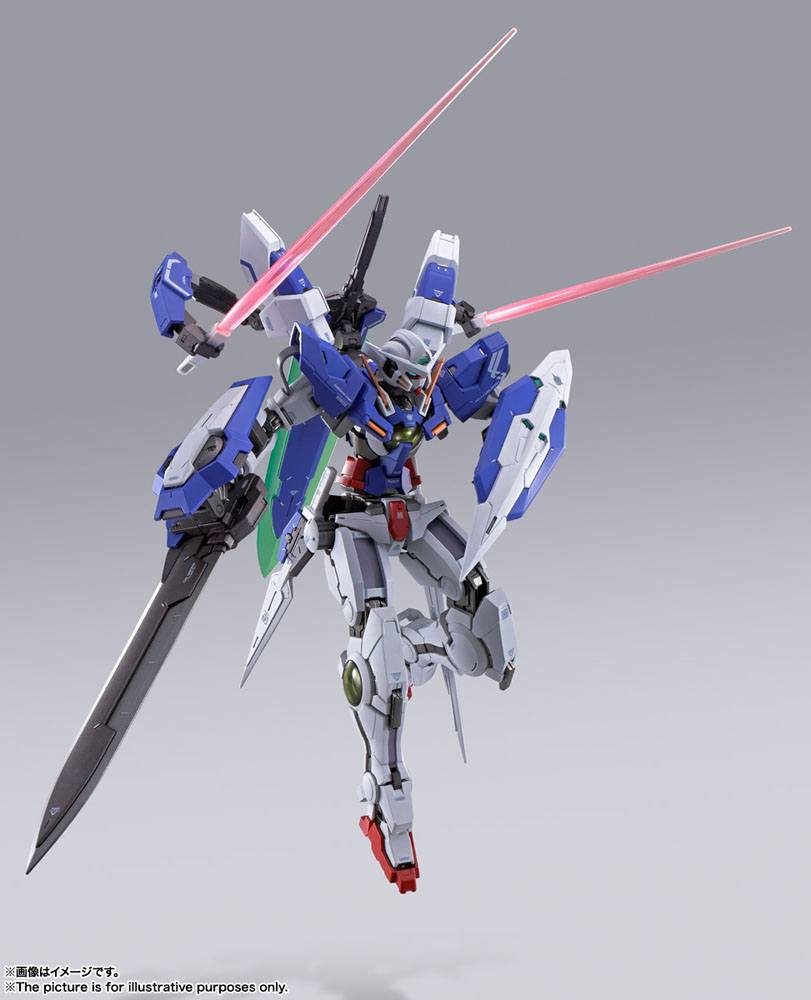 Mobile Suit Gundam 00 Revealed Chronicle Metal Build Diecast Action Figure Gundam Devise Exia 18 cm