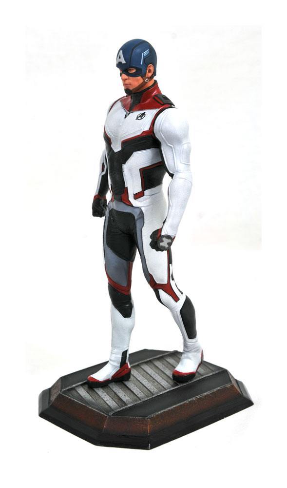 Avengers Endgame Marvel Movie Gallery PVC Statue Team Suit Captain America Exclusive 23 cm side - SuperMerch.dk
