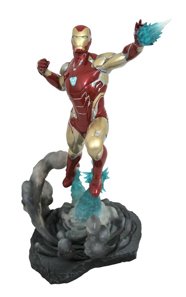 Avengers: Endgame Marvel PVC Diorama Iron Man MK85 23 cm up front