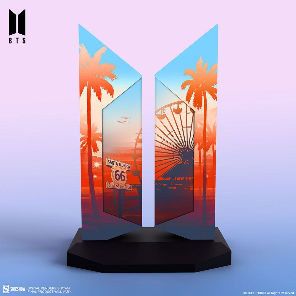 BTS Statue Premium BTS Logo: Los Angeles Edition 18 cm