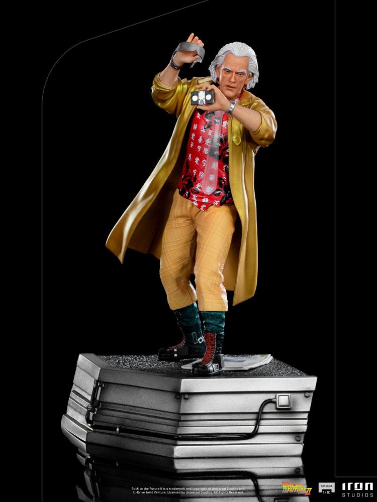 Back to the Future II Art Scale Statue 1/10 Doc Brown 25 cm far front