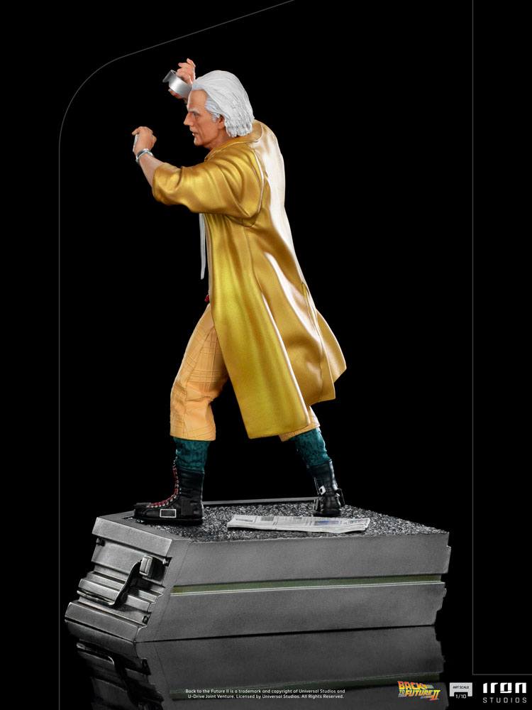 Back to the Future II Art Scale Statue 1/10 Doc Brown 25 cm left from back