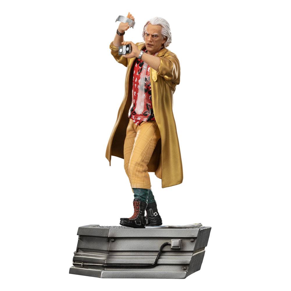 Back to the Future II Art Scale Statue 1/10 Doc Brown 25 cm front right 