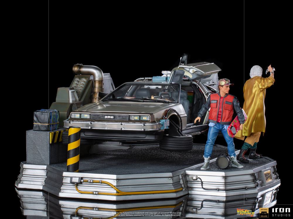 Back to the Future II Art Scale Statues 1/10 Full Set Deluxe 58 cm front left side