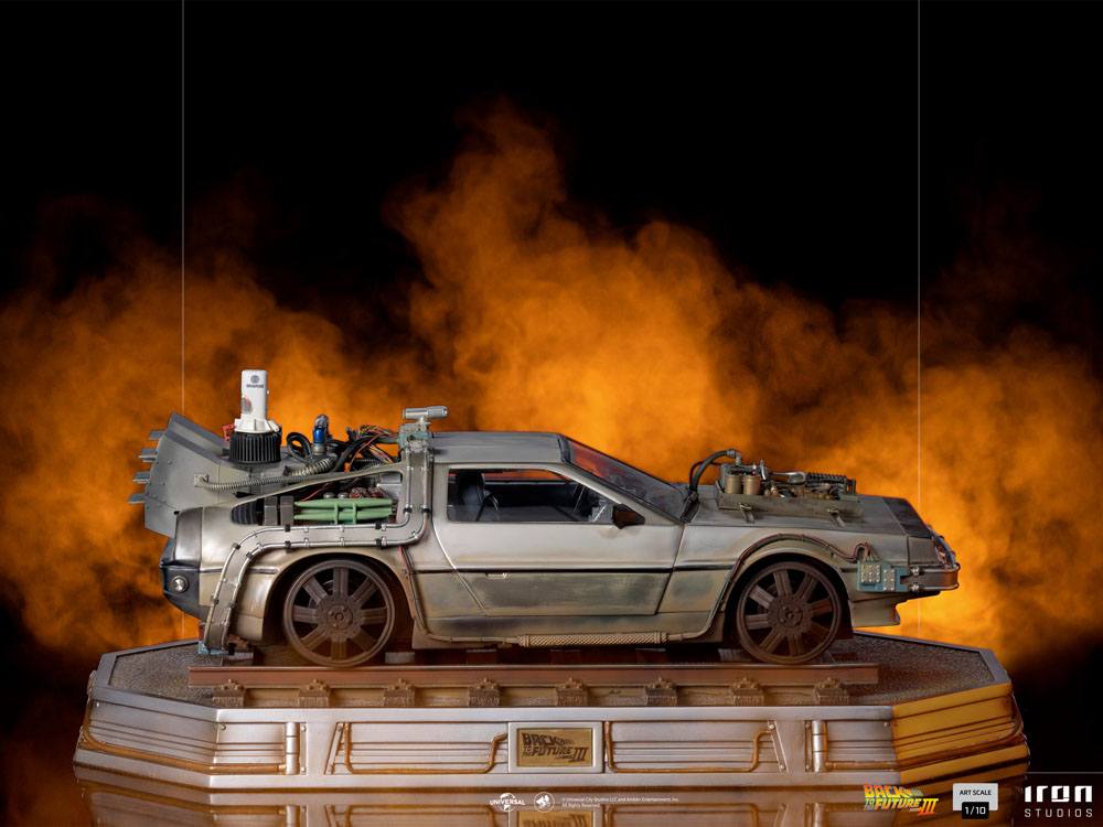Back to the Future III Art Scale Statue 1/10 DeLorean 57 cm