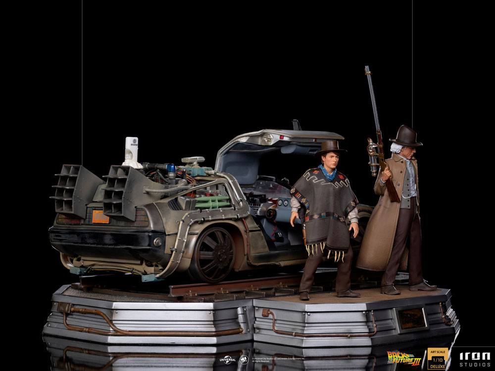 Back to the Future III Art Scale Statuer 1/10 Full set Deluxe 57 cm