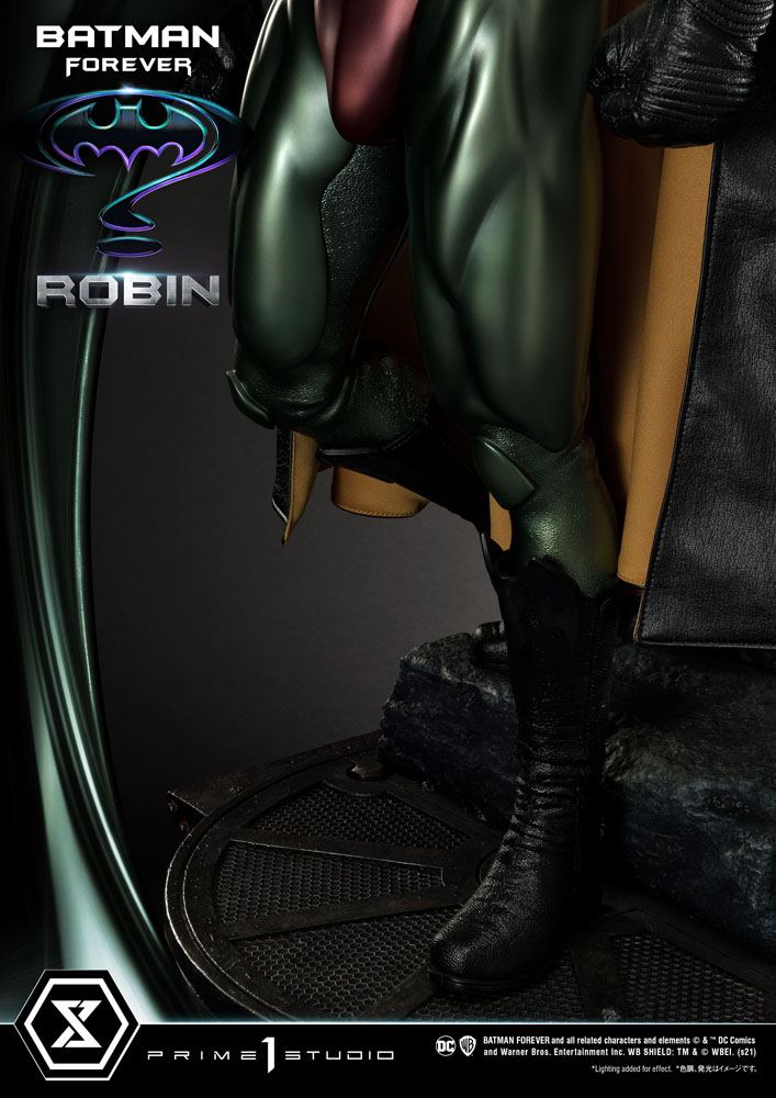 Batman Forever Museum Masterline Series Statue 1/3 Robin 90 cm right side legs front