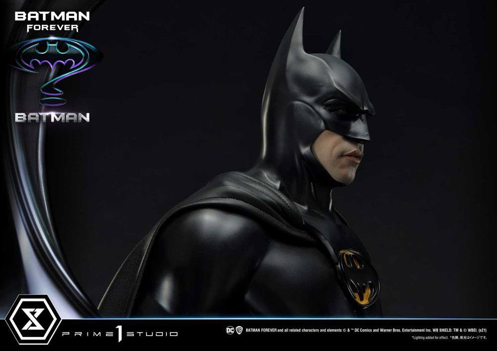 Batman forever statue batman 96 cm - SuperMerch.dk venstre side ansigt