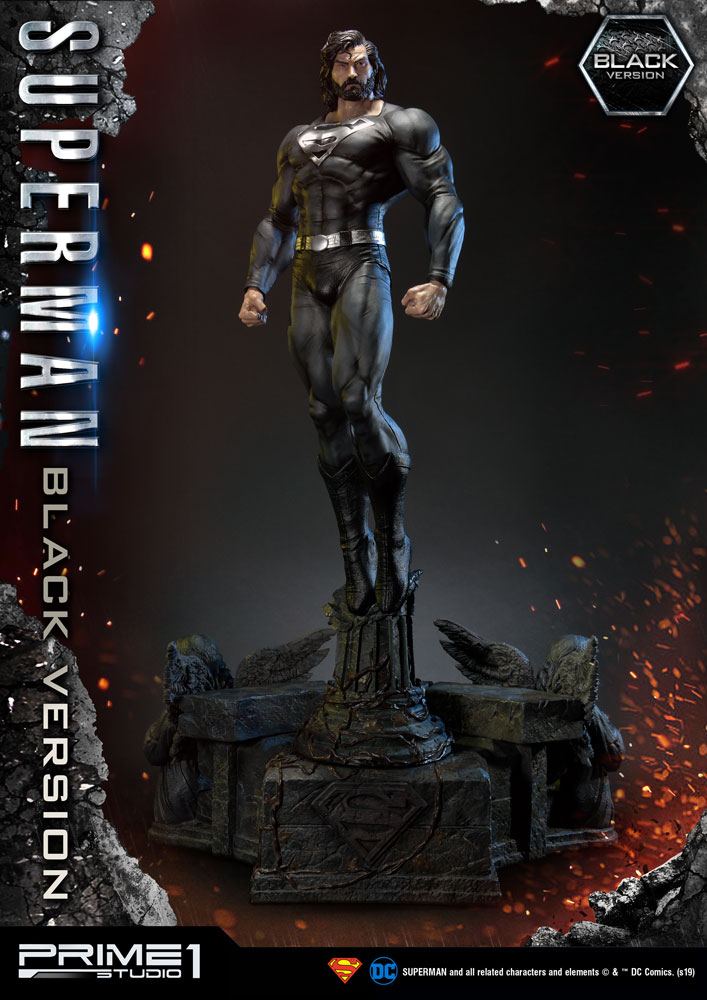 Batman Hush Statue 1/3 Superman Schwarze Version 106 cm