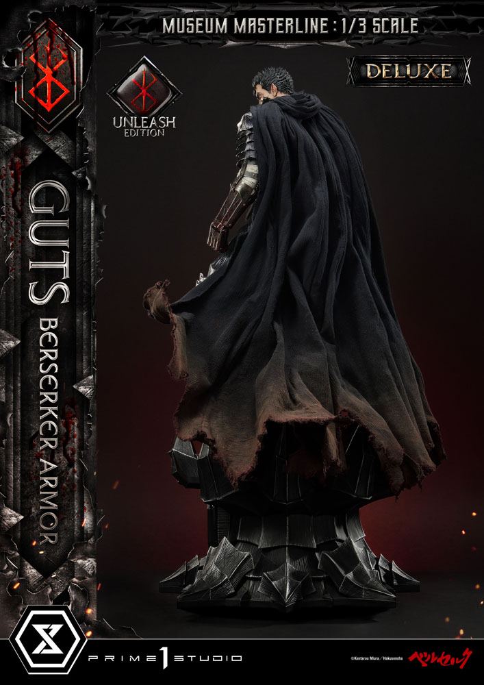 Berserk Statue 1/3 - Guts in Berserker Armor Unleash Edition Deluxe Bonus Version (121 cm) from Museum Masterline