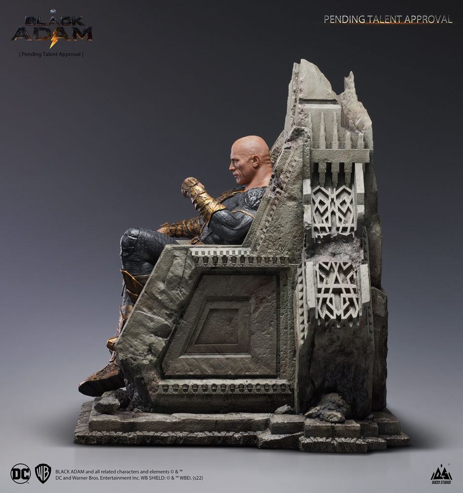 Black Adam Statue 1/4 Black Adam On Throne 53 cm