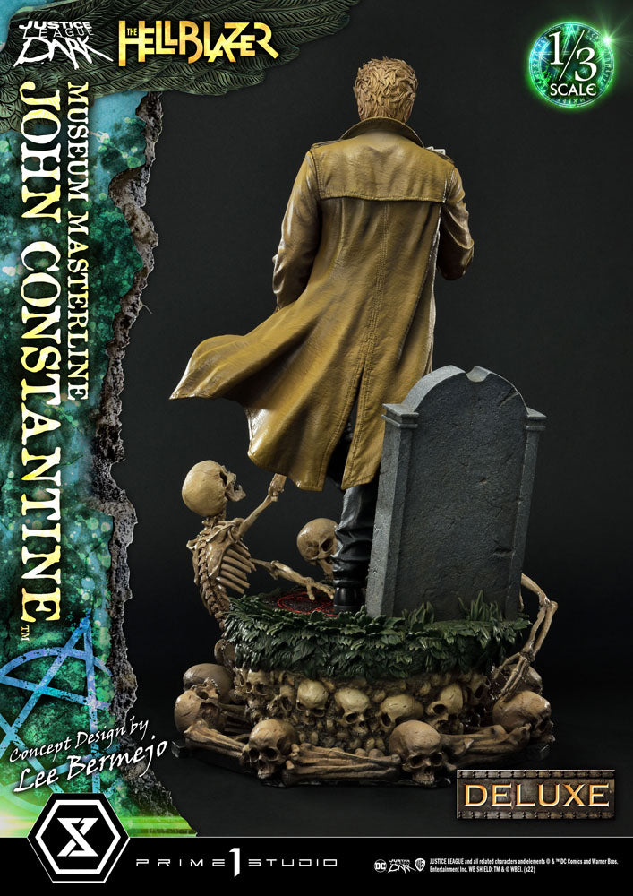 DC Comics Museum Masterline Statue 1/3 John Constantine Deluxe Bonus Version Concept Design by Lee Bermejo 79 cm