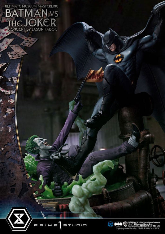 DC Comics Statue 1/3 Batman Vs. Der Joker von Jason Fabok 85 cm