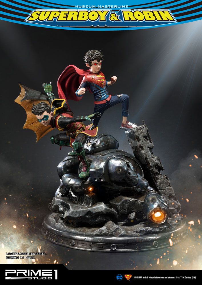 DC Comics Statue 1/3 Superboy &amp; Robin 64 cm