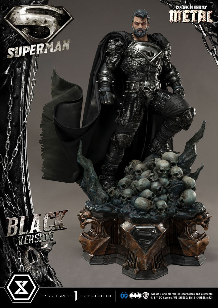 DC Comics Statue 1/3 Superman Black Version 88 cm