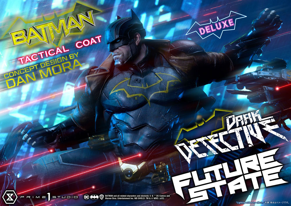 DC Comics Statue 1/4 Batman Dark Detective Tactical Coat Concept Design by Dan Mora Deluxe Bonus Version 59 cm