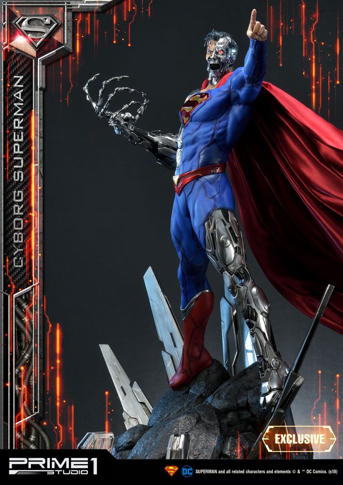 DC Comics Statuen 1/3 Cyborg Superman &amp; Cyborg Superman Exklusiv 93 cm Sortiment (3)