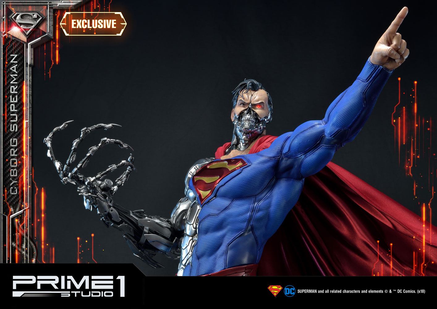 DC Comics Statues 1/3 Cyborg Superman & Cyborg Superman Exclusive 93 cm Assortment (3)