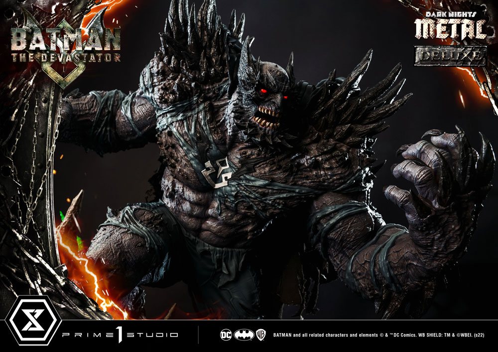 Dark Knights: Metal Statue 1/3 The Devastator Deluxe Bonusversion 98 cm