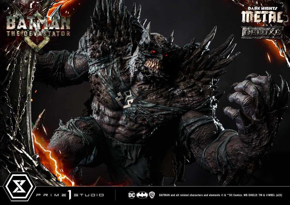 Dark Knights: Metal Statue 1/3 The Devastator Deluxe Bonusversion 98 cm