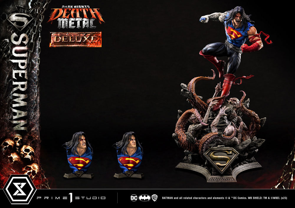 Dark Nights: Death Metal Statue 1/3 Death Metal Superman Deluxe Ver. 94 cm