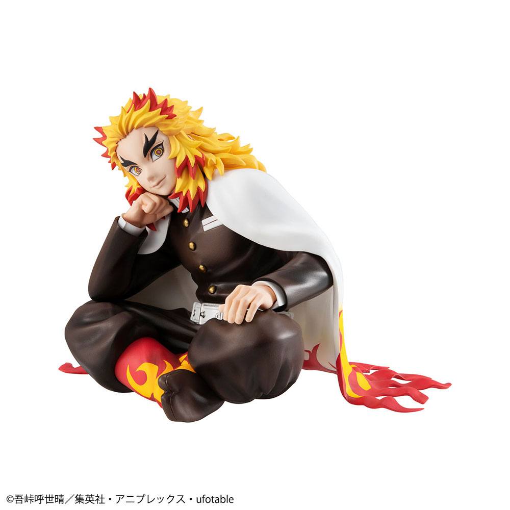 Demon Slayer Kimetsu no Yaiba GEM PVC Statue Rengoku Palm Size Edition Deluxe 9 cm